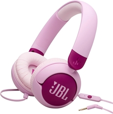 JBL JR320 - Headset, Estéreo, Supraaurales, Con Cable, 3.5mm, 20 Hz - 20 kHz, Rosado