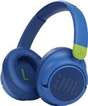 JBL JR460NC - Headset, Estéreo, Circumaurales, Inalámbrico, Bluetooth, 20Hz-20KHz, Azul