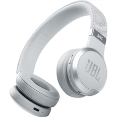 JBL Live 460NC - Headset, Estereo, Circumaurales, Inalámbrico y Con Cable, Bluetooth, 60Hz-20kHz, Blanco