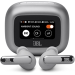 JBL Live Beam 3 - Earbuds, Estéreo, En el Oído, Inalámbrico, Bluetooth, 20Hz-40KHz, Plata