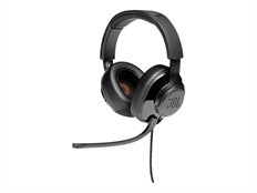 JBL Quantum 200 - Headset, Stereo, Over-ear headband, Wired, 3.5mm, 20Hz – 20kHz, Black