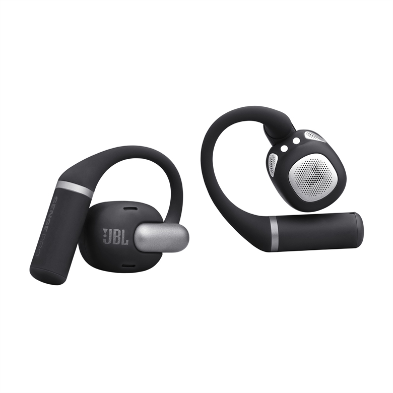 JBL Sense Pro Black - Earbuds Front and Rear View
