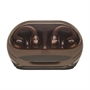 JBL Soundgear Clips - Brown Case Open Front View