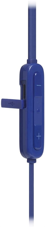 JBL T110BT Blue Earphone Buttons View