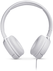 JBL Tune 500 - Auriculares, Estéreo, Supraaurales, Con cable, 3.5mm, 20Hz-20KHz, Blanco