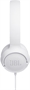 JBL Tune 500 Headset Side View- White