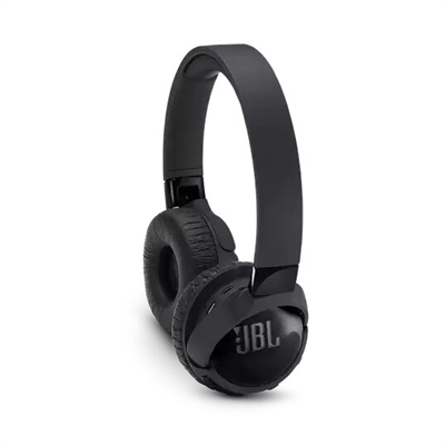 JBL Tune 600 BTNC Black Wireless Headset Isometric 2 View