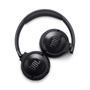 JBL Tune 600 BTNC Black Wireless Headset Top Folded View