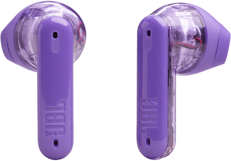 JBL Tune Flex Ghost Product Image Hero 2 Purple