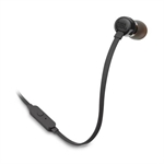 JBL T110 - Audífonos, Estéreo, En el Oído, Con cable, 3.5mm, 20Hz-20kHz, Negro