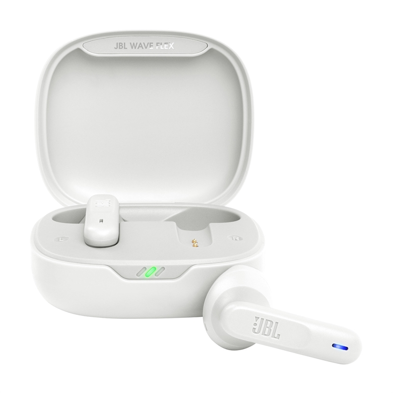 JBL Wave Flex - Earbuds White front view