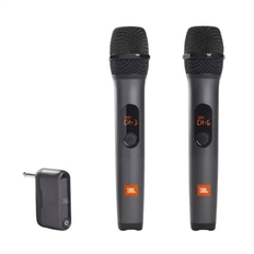 JBL Wireless - Microphone, Black, Bidireccional , 1/4" Jack