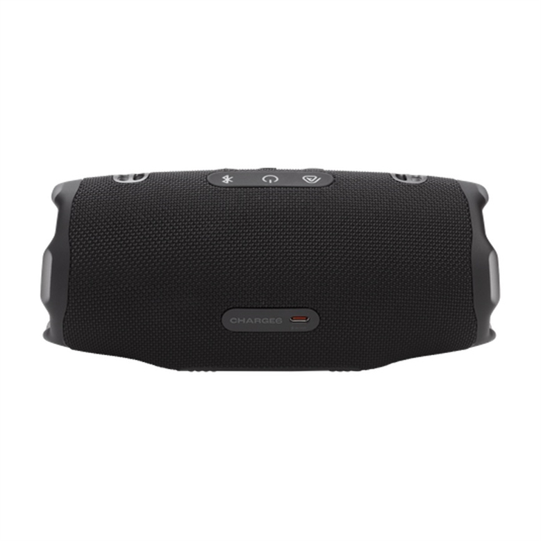JBLCHARGE6BLKAM Black Portable Wireless Speaker-Back View