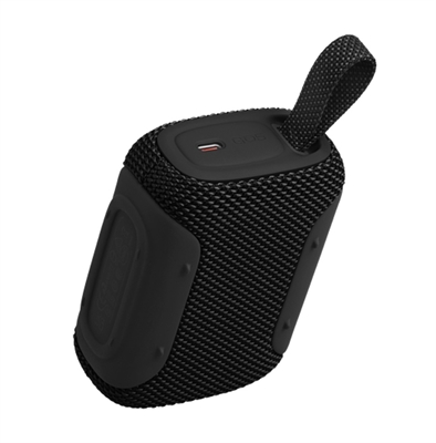 JBLGO5BLKAM JBL Go 5 Black Portable Bluetooth Speaker-Diagonal View