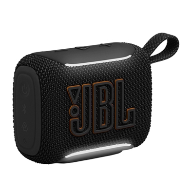 JBLGO5BLKAM JBL Go 5 Black Portable Bluetooth Speaker-Lateral View