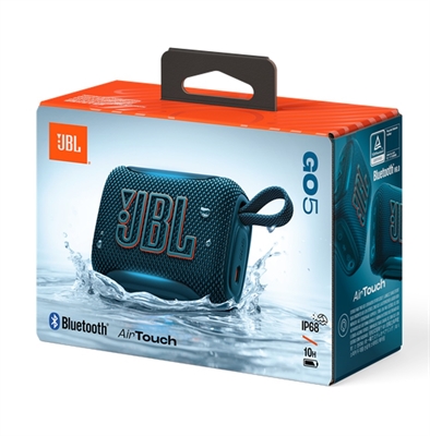 JBLGO5BLUAM JBL Go 5 Blue 2 Portable Bluetooth Speaker-Box View