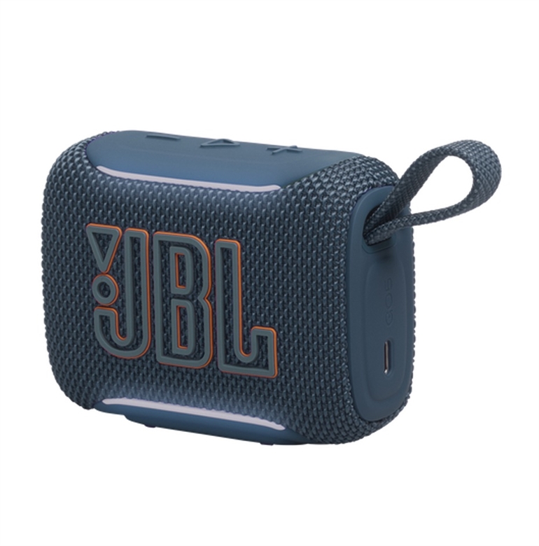 JBLGO5BLUAM JBL Go 5 Blue 2 Portable Bluetooth Speaker-Lateral View 2