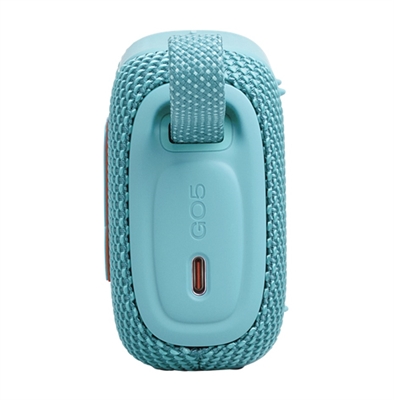 JBLGO5BLUAM JBL Go 5 Blue Portable Bluetooth Speaker-Back View