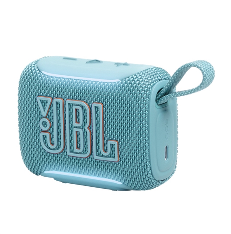 JBLGO5BLUAM JBL Go 5 Blue Portable Bluetooth Speaker-Lateral View 2