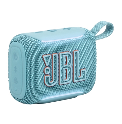 JBLGO5BLUAM JBL Go 5 Blue Portable Bluetooth Speaker-Lateral View