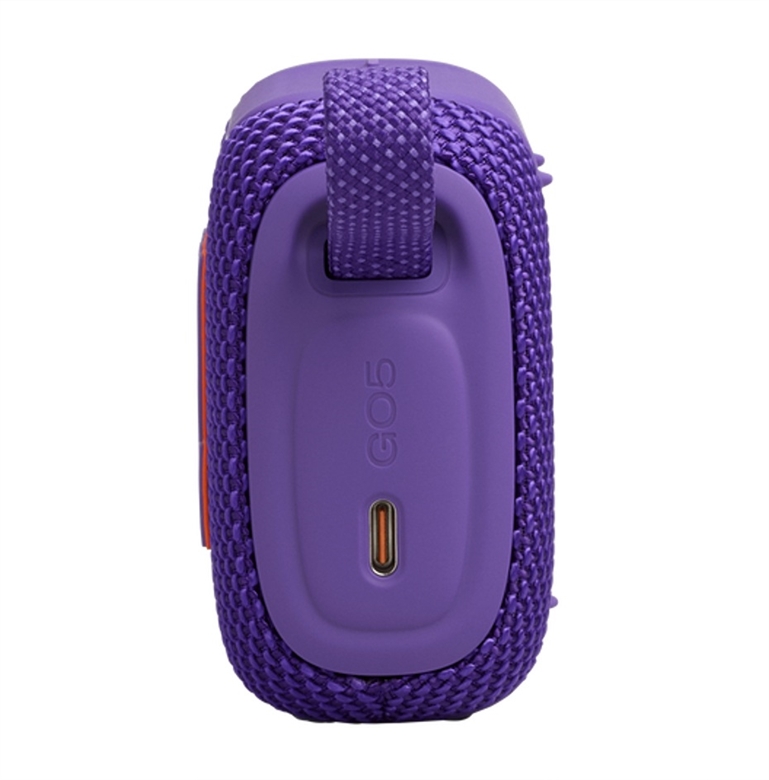 JBLGO5PURAM JBL Go 5 Purple Portable Bluetooth Speaker-Back View