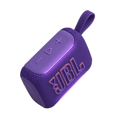 JBLGO5PURAM JBL Go 5 Purple Portable Bluetooth Speaker-Diagonal View 2