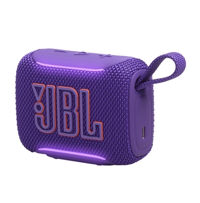 JBLGO5PURAM JBL Go 5 Purple Portable Bluetooth Speaker-Lateral View 2