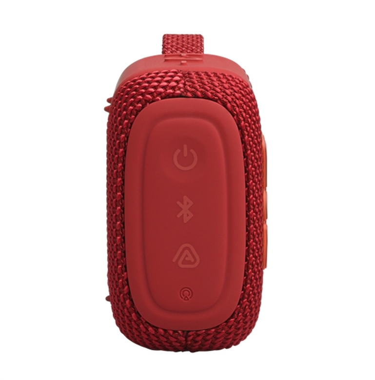 JBLGO5REDAM JBL Go 5 Red Portable Bluetooth Speaker-Back View 2