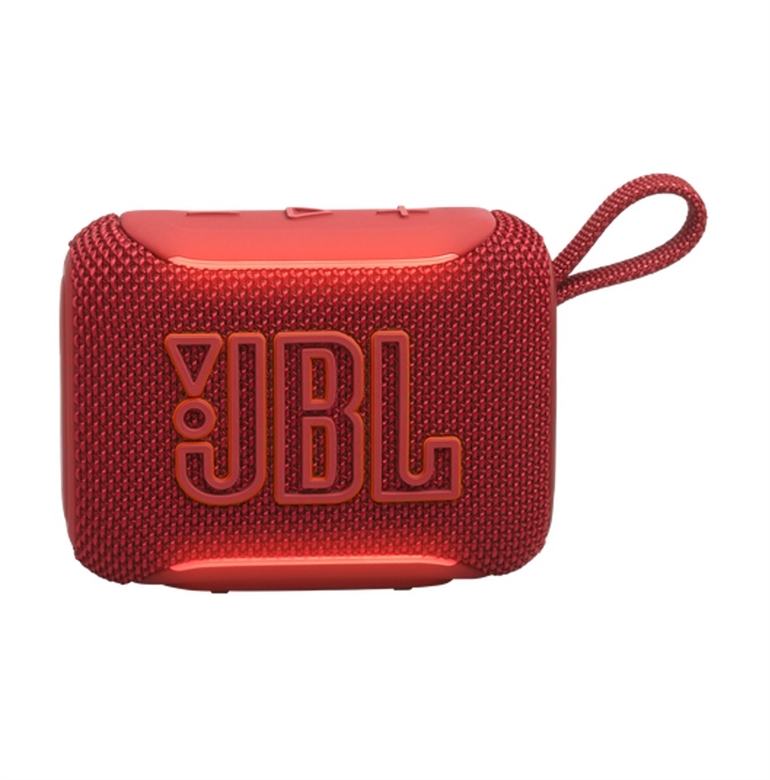 JBLGO5REDAM JBL Go 5 Red Portable Bluetooth Speaker-Frontal View
