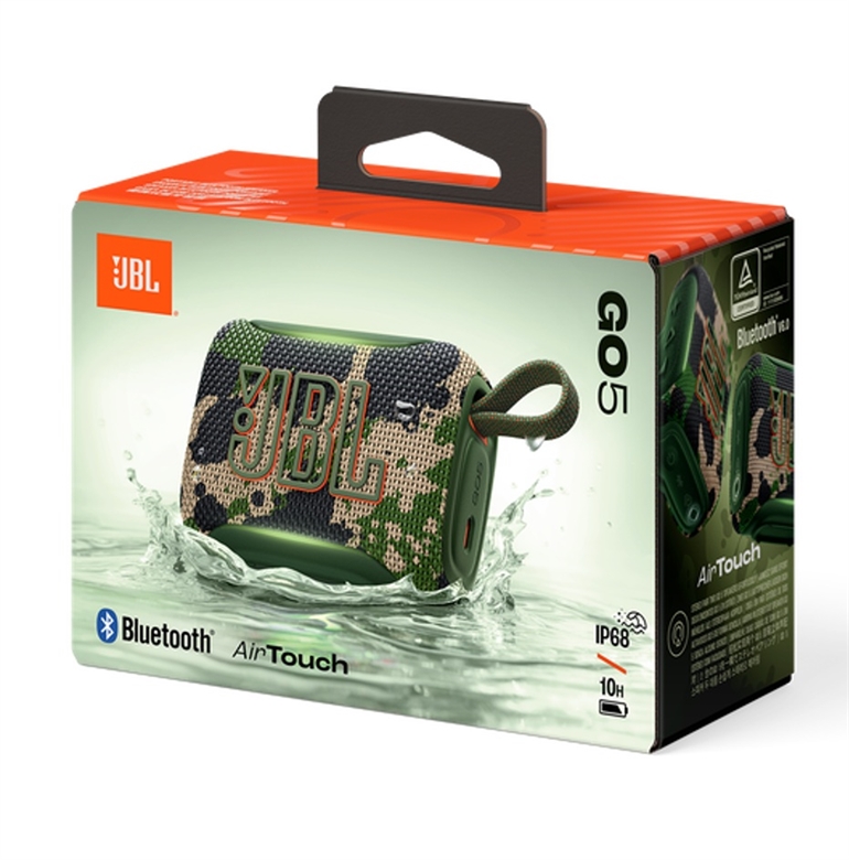 JBLGO5SQUADAM JBL Go 5 Squad Camouflage Portable Bluetooth Speaker-Box View