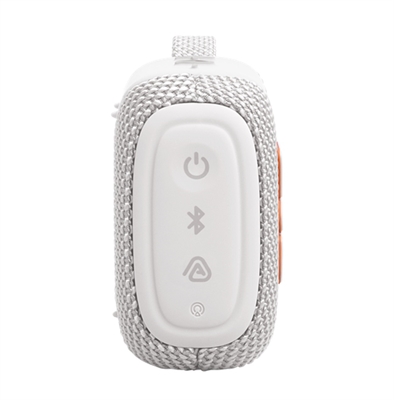 JBLGO5WHTAM JBL Go 5 White Portable Bluetooth Speaker-Back View 2