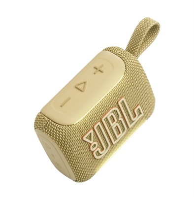 JBLGO5YELAM JBL Go 5 Yellow Portable Bluetooth Speaker-Diagonal View 2