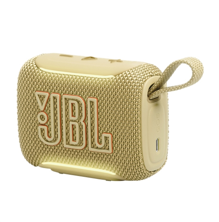 JBLGO5YELAM JBL Go 5 Yellow Portable Bluetooth Speaker-Lateral View 2