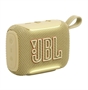 JBLGO5YELAM JBL Go 5 Yellow Portable Bluetooth Speaker-Lateral View