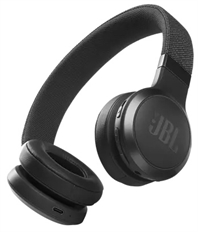 JBL Live 460NC - Headset, Estéreo, Cancelación de Ruido Activa, Circumaurales, Inalámbrico y con cable, Bluetooth, 20Hz-20KHz, Gris