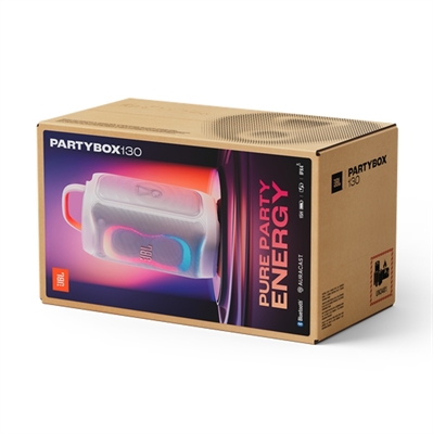JBLPB130WHTAM Portable Wireless Party Speaker - Box View