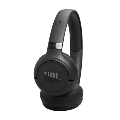 JBLT680NCBLKAM Wired and Wireless On-Ear Noise-Canceling Headphones-side View