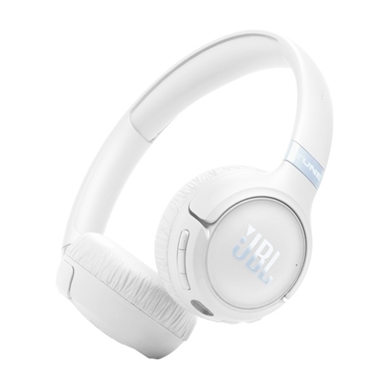 JBLT680NCWHTAM Wired and Wireless On-Ear Noise-Canceling Headphones-Front View