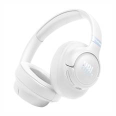 JBL Tune 780NC  - Headphones, Stereo, Over-ear Headband, Wired and Wireless, Bluetooth, 10 Hz - 40 kHz, White