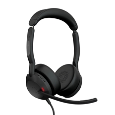 Jabra Evolve2 50 - Headset, Estéreo, Supraaurales, Con Cable, USB, 20Hz-20kHz, Negro
