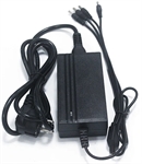 Folksafe KAS-12D5000-4CH-A - Power Adpater Kit, 4 Channels, 12V/5A, Black