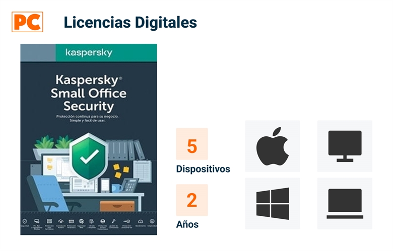 Kaspersky digital licenses spanish 2years