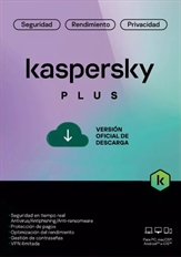 Kaspersky Plus - Digital Download/ESD, Licencia Base, 5 Dispositivos, 3 Cuentas, 2 Años, Mac, Windows