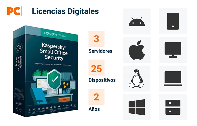 Kaspersky Small Office spanish 2years