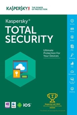 Kapersky Total Security - 5 Dispositivos