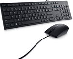 Dell KM300C - Keyboard and Mouse Combo, Wired, USB, Spanish, Black