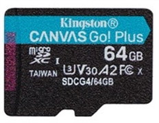 Kingston Canvas  - Memoria MicroSD, 64 GB, Clase 10, A2