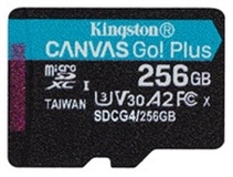 Kingston Canvas - MicroSD, 256GB, Clase 10, A2