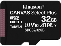 Kingston Canvas - Memoria MicroSD, 32GB, Clase 10, A1