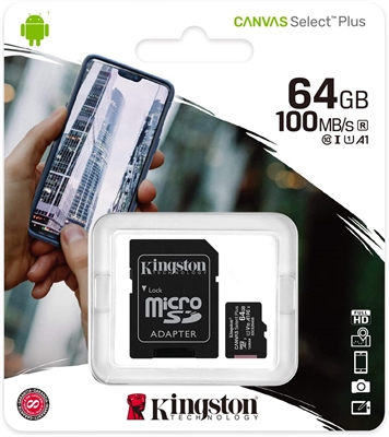 Kingston Canvas Micro SD 64GB Box